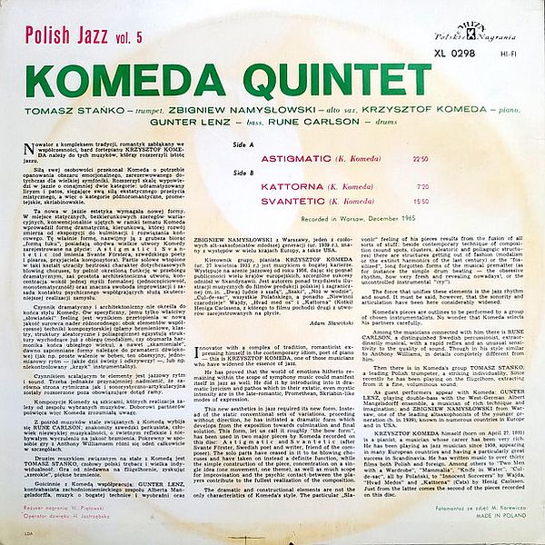 https://www.discogs.com/release/12474386-Komeda-Quintet-Astigmatic